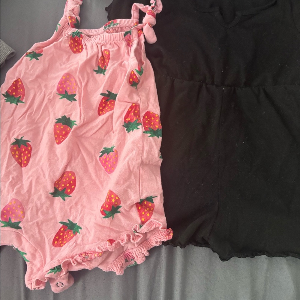 Old Navy Pink Strawberry Print Outfit